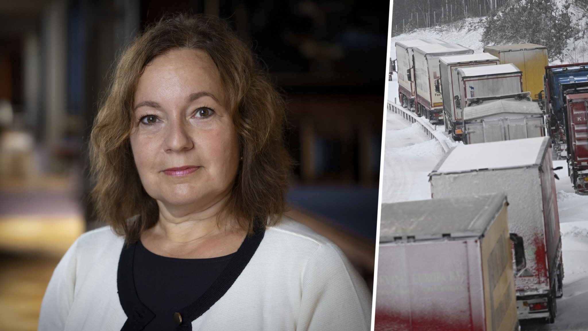 Professor: Passivt agerande vid snökaoset på E22 – P4 Kristianstad
