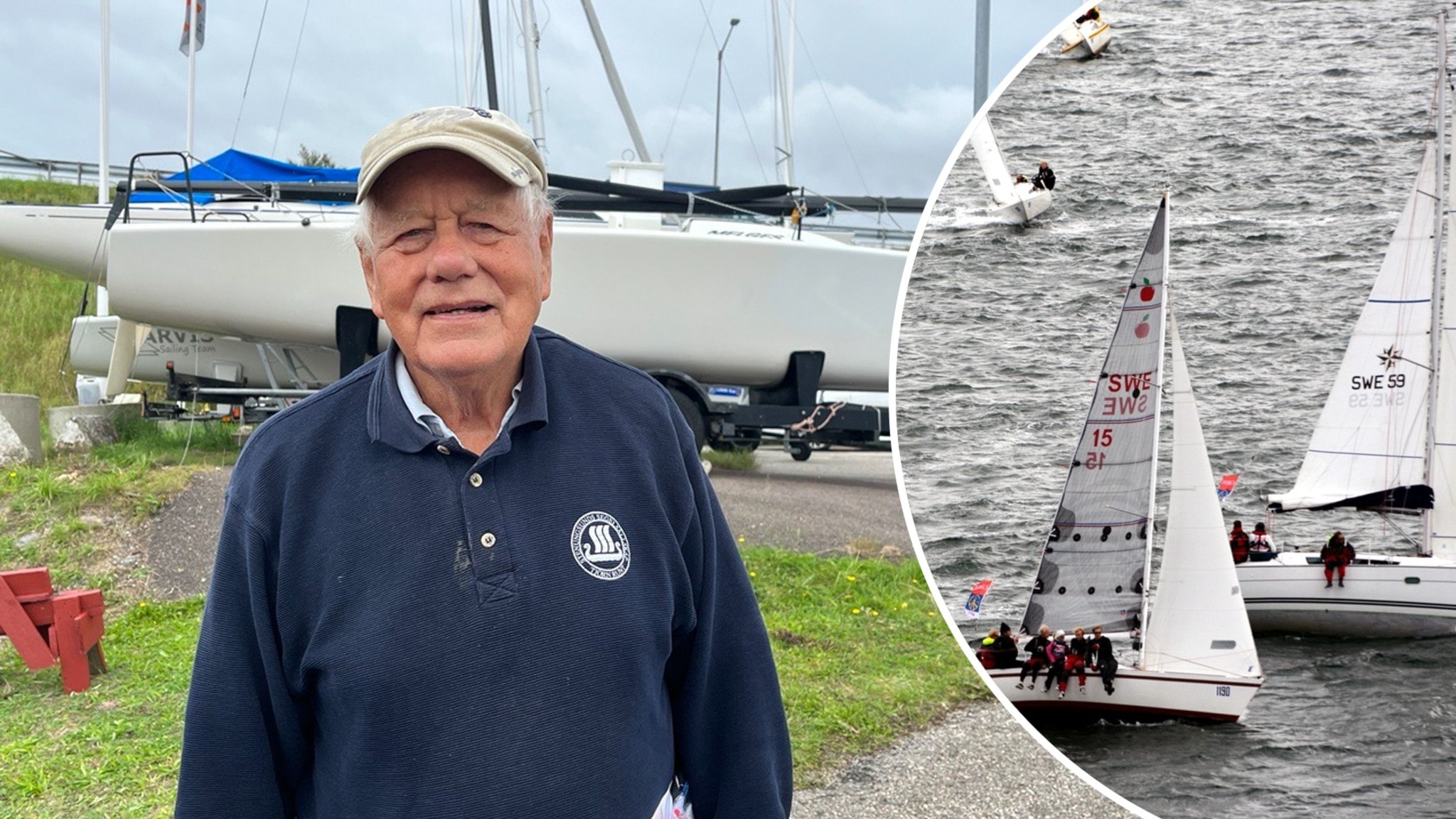Karl-Melker, 88, seglar Tjörn runt – för 55:e gången – P4 Göteborg