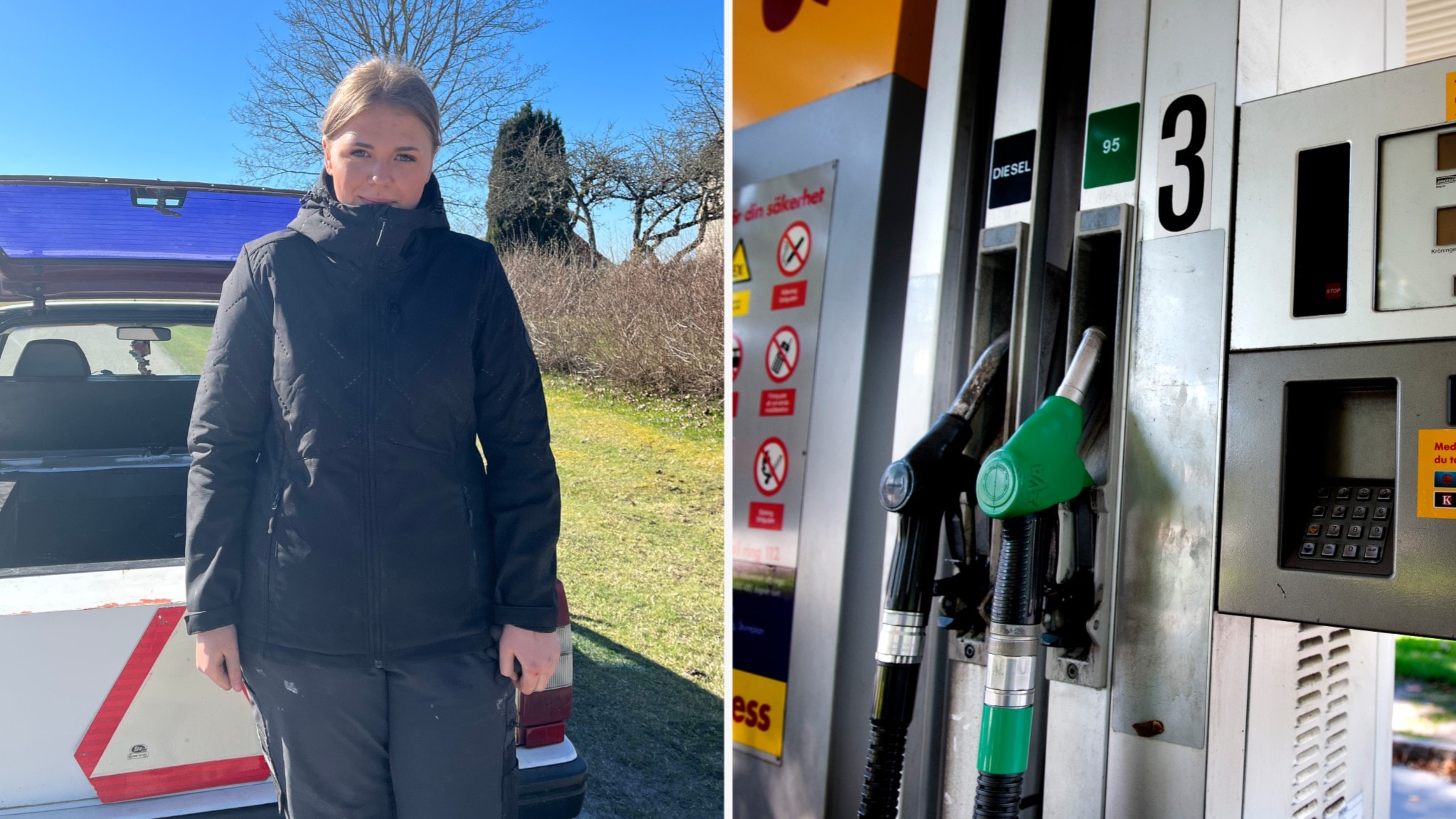 Ester Falkbrink kritisk till de stigande dieselpriserna