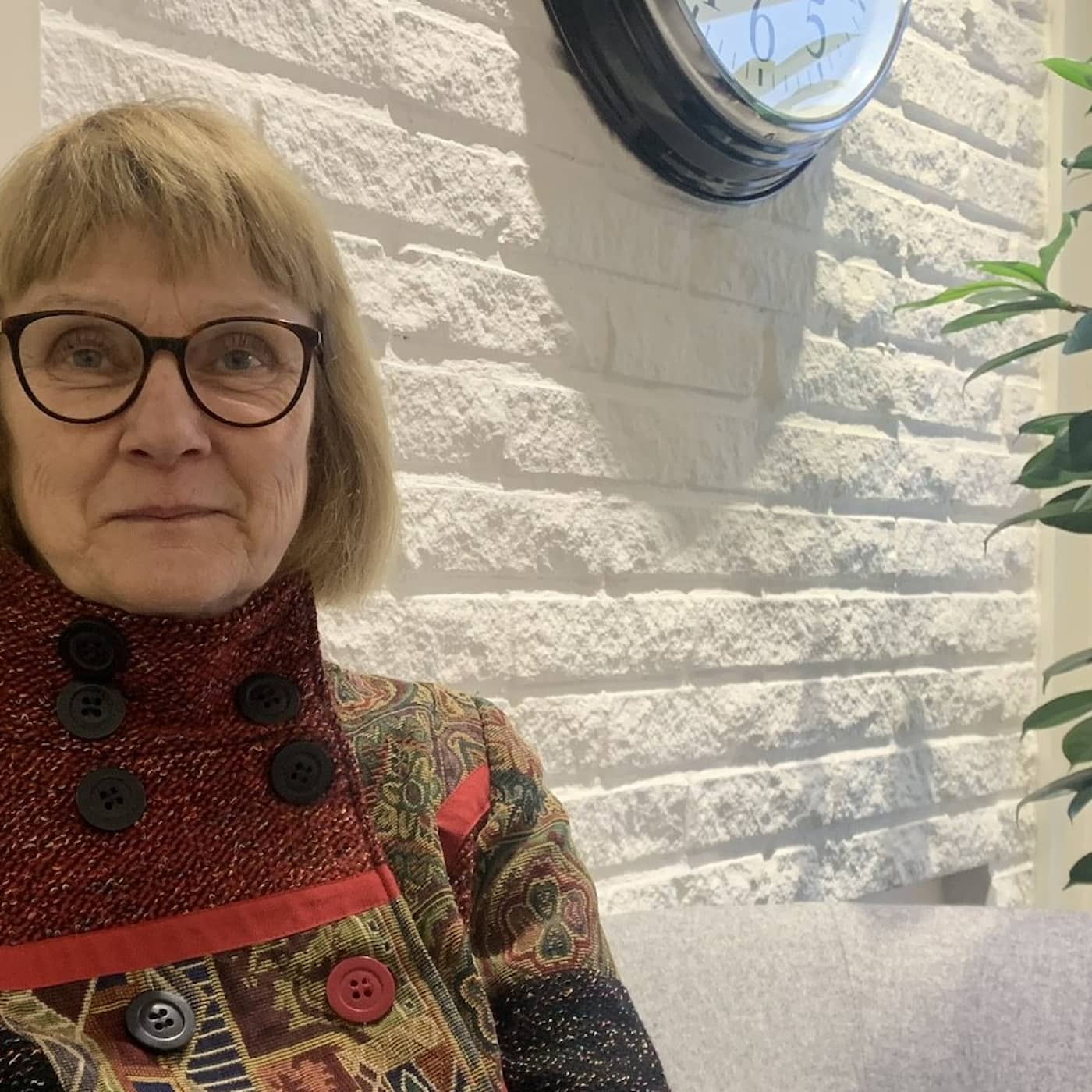 Birgitta Hübinette - Barnbarnet fick syn på julkrubban
