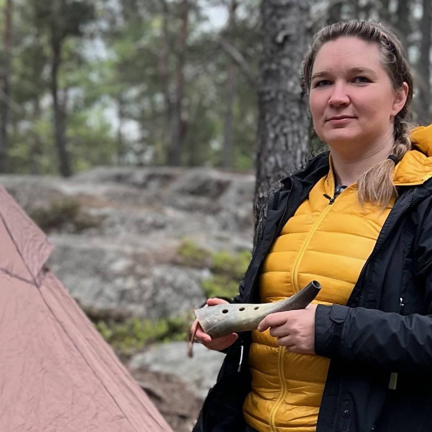 Nina sover i skogen: H&auml;r finns ingen stress