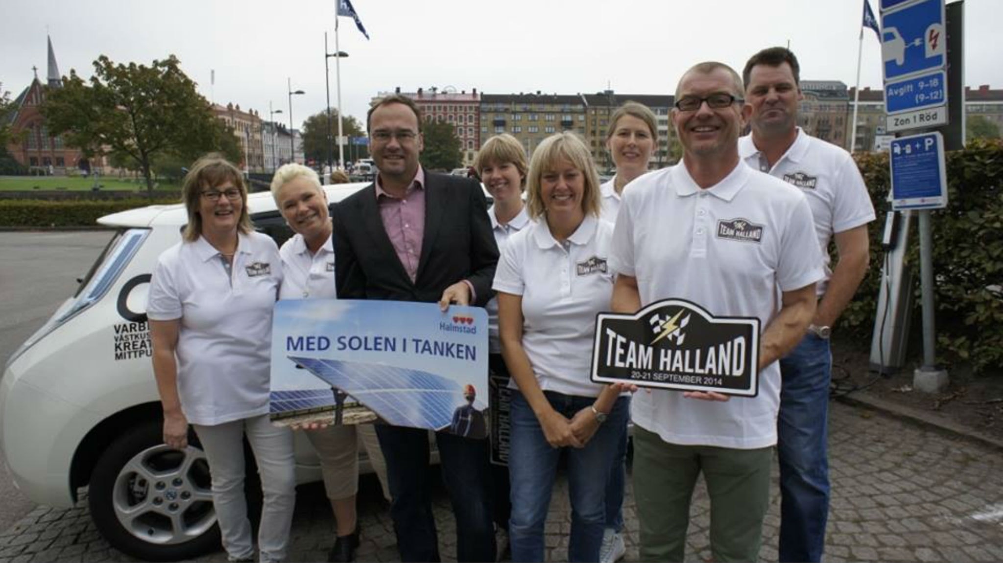 Snålast vinner i elbilsrally - P4 Halland Sveriges Radio