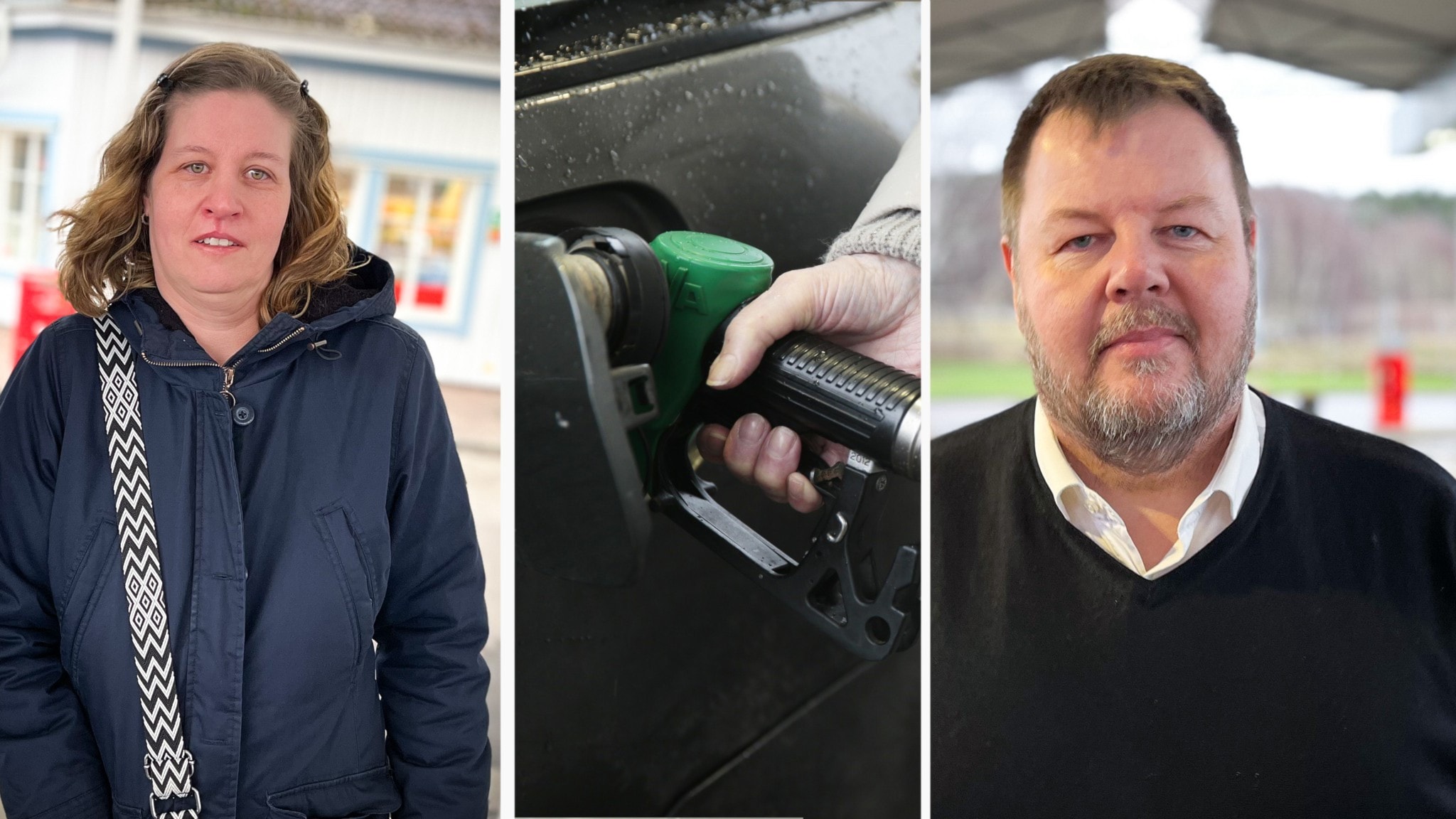Hans sparar flera hundra i månaden – billigare drivmedel – P4 Halland