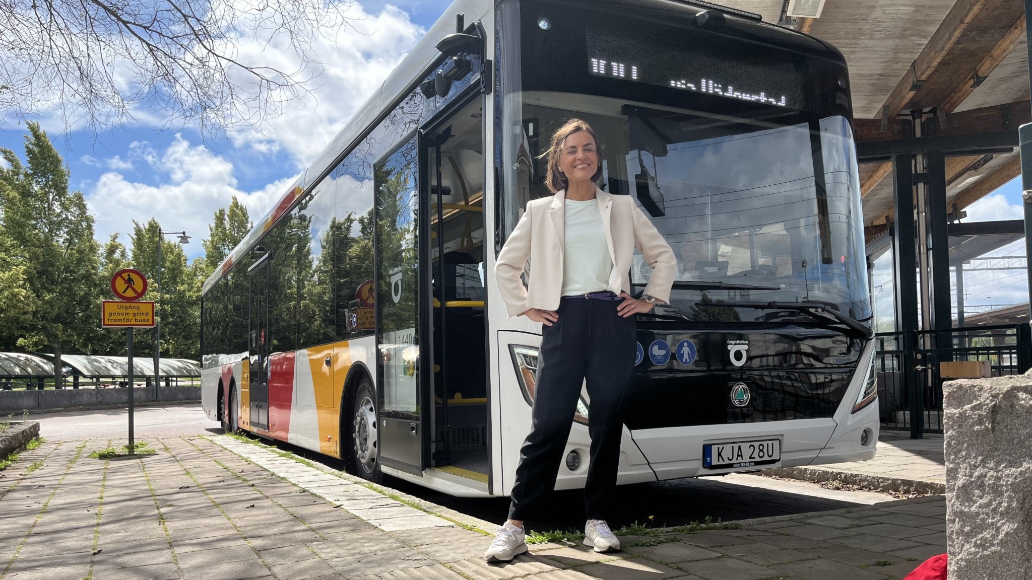 Nya elbussar – häng med på en åktur: ”Går väldigt tyst” - P4