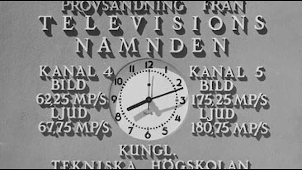 N r TV Kom F r Att Stanna I Sverige Radiofynd Sveriges Radio