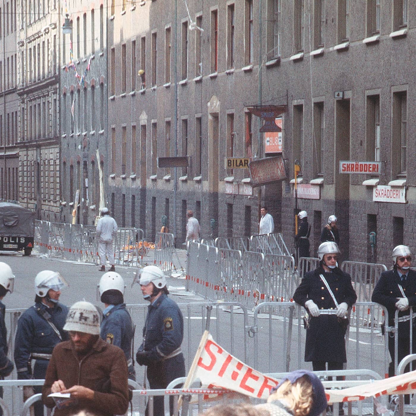 Kvarteret Mullvaden stormas 1978