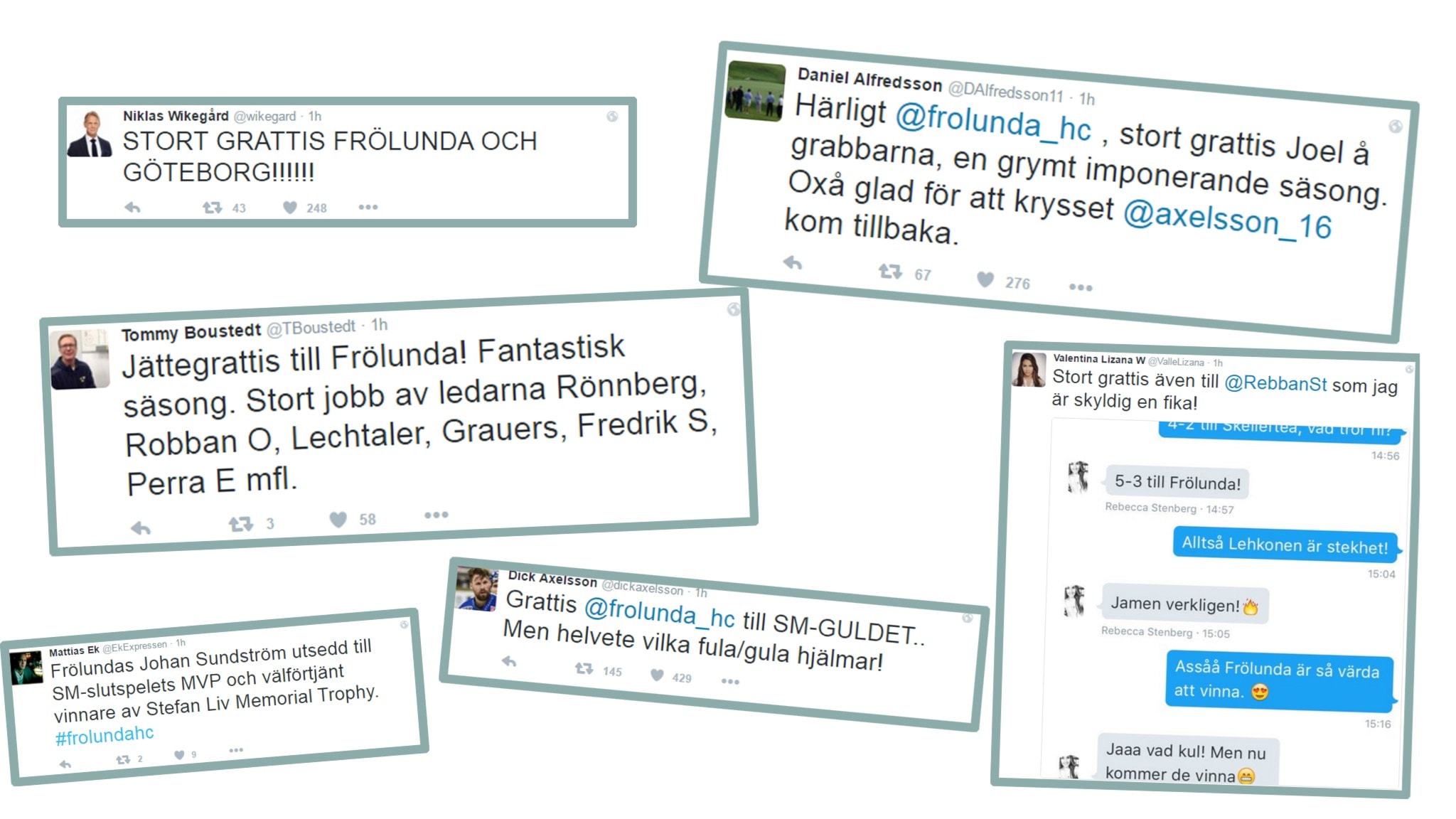 Hockeysverige Hyllar Fr lunda Efter SM guldet Radiosporten Sveriges 