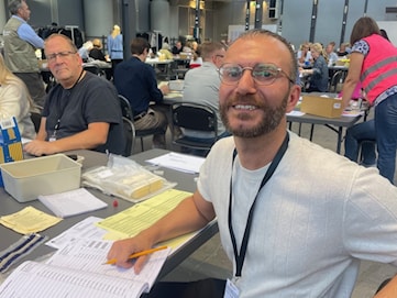 County Administrative Boards re-counting ballots to verify election results