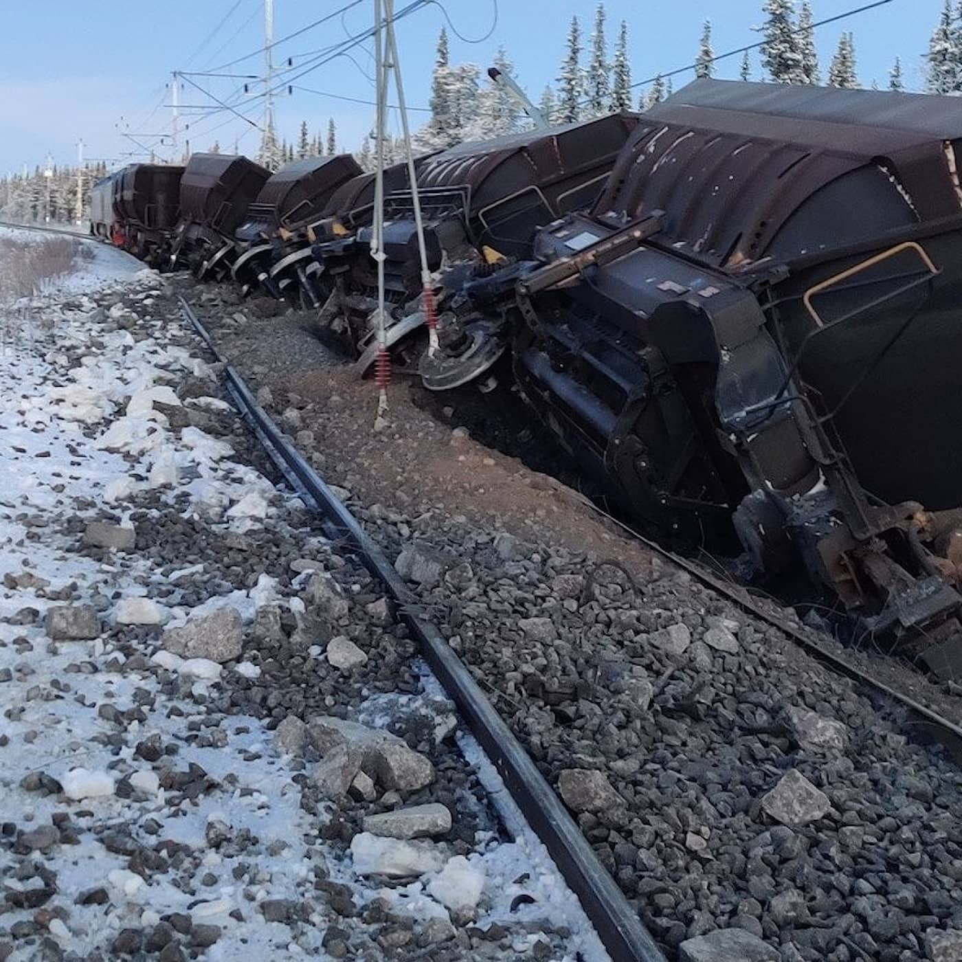 Löfven resignation imminent, police murder trial interrupted, derailed iron ore train, Korean language interest