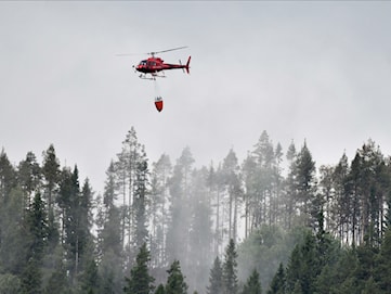 Extremely high risk of wild fires in parts of Southern Sweden