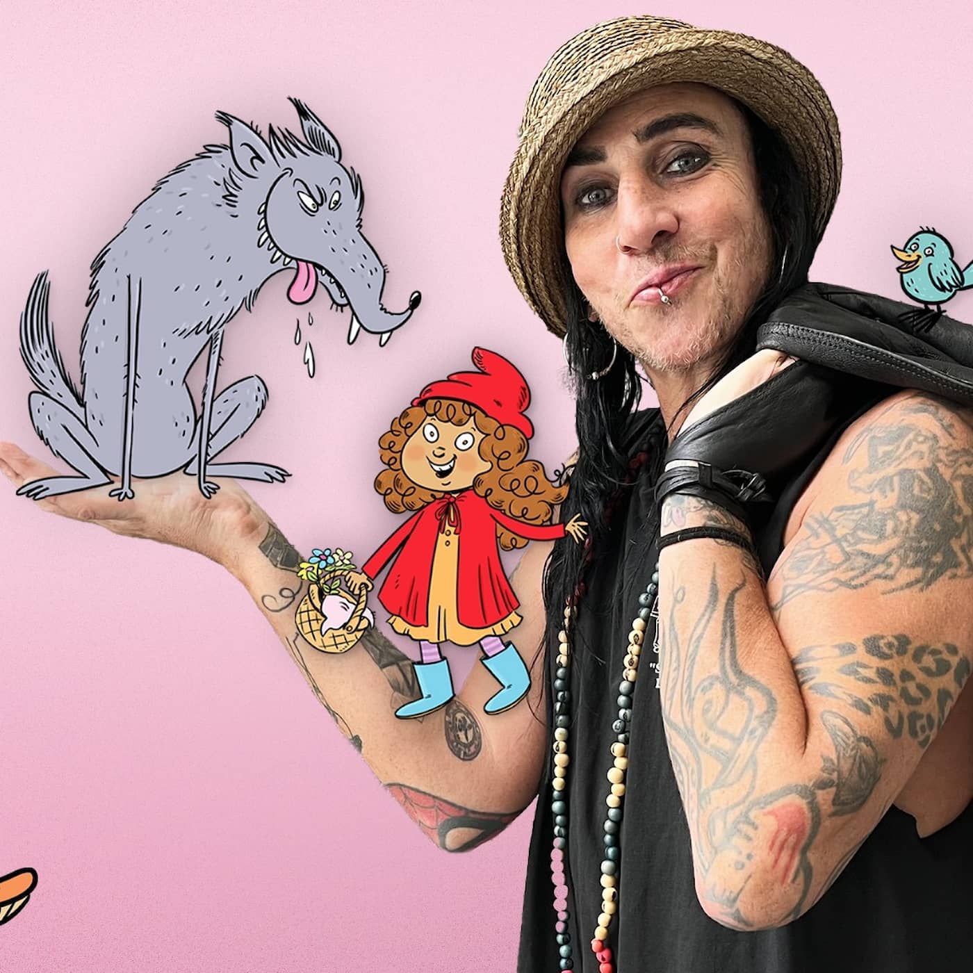 Dregen läser sagan: Rödluvan och vargen episode artwork
