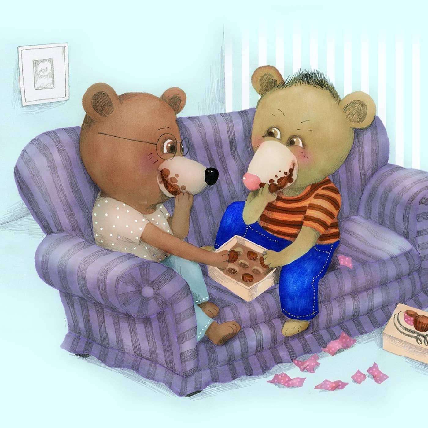 Randiga sagor: Nalle tar godis – på svenska och jiddisch episode artwork