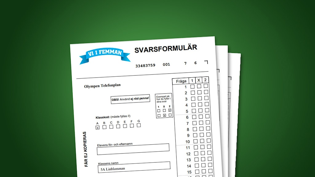 Så här deltar din klass i Vi i femman 2023 - Vi i femman | Sveriges Radio