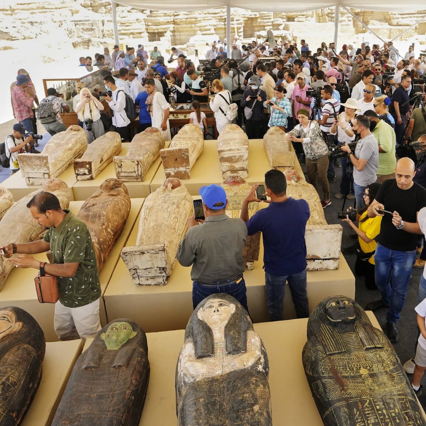 Nytt fynd av 250 mumier i Egypten