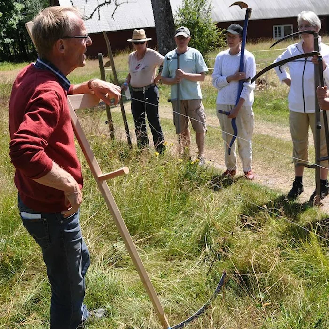 Liemannens redskap räddar ängens blommor (R)