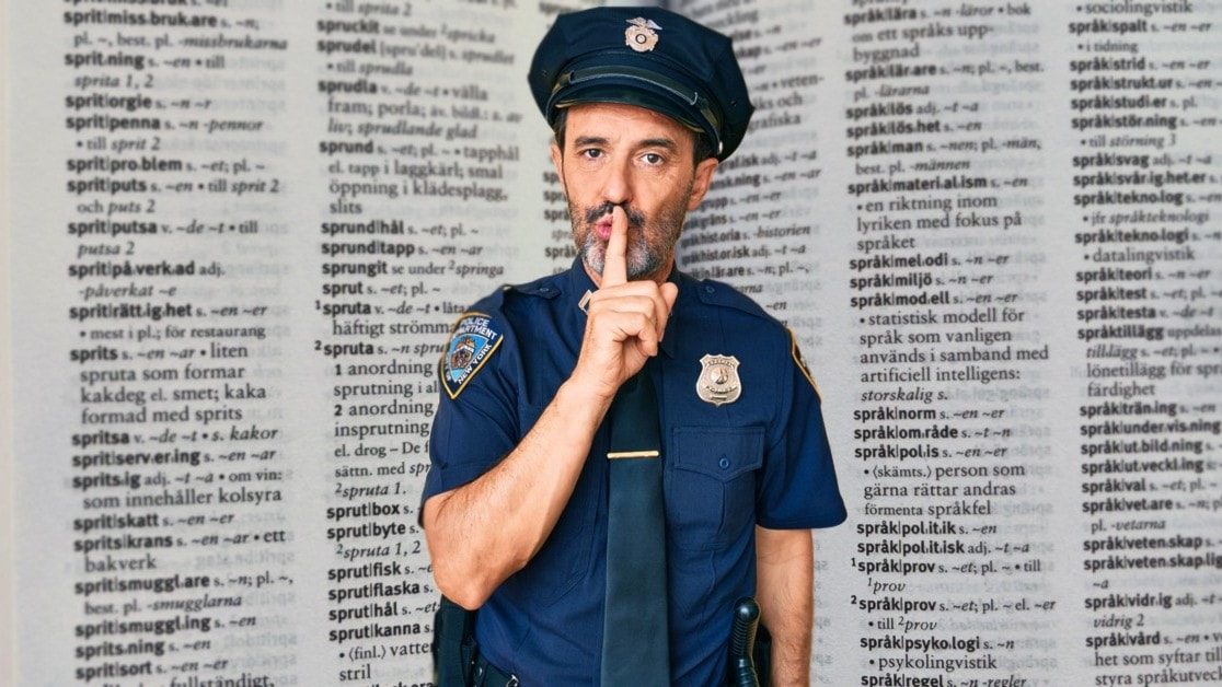 Så hanterar du en språkpolis