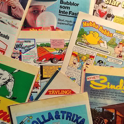 Om serietidningsreklam