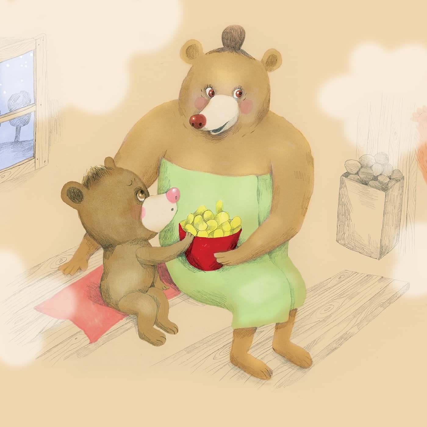 Randiga sagor meänkieli, del 2: Nalle och farmors tantkompisar / Nalle ja fammun tanttikaverit episode artwork