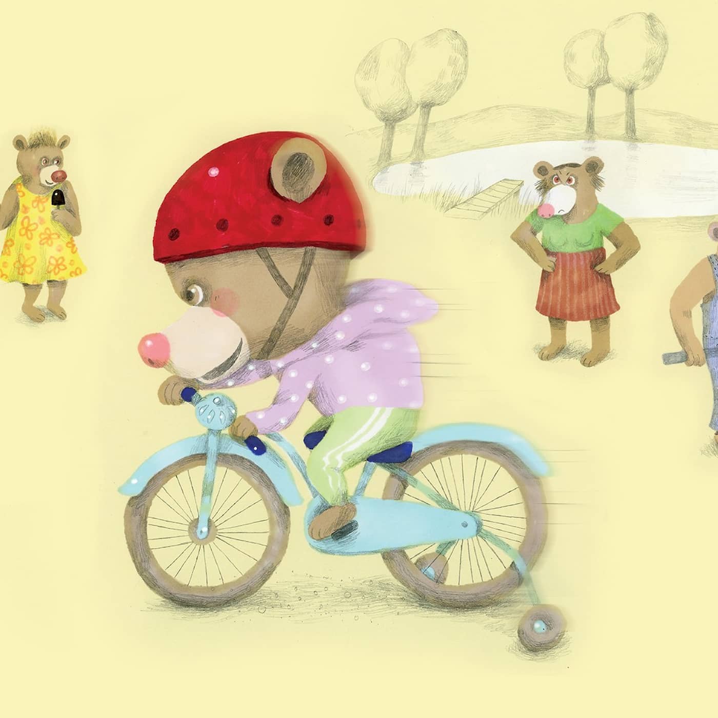 Randiga sagor meänkieli, del 7: Nalle cyklar / Nalle pyöräilee episode artwork