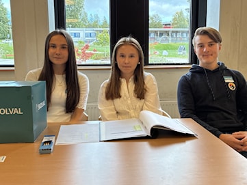Ungdomar röstade i skolvalet