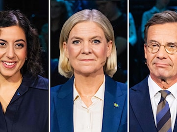 Ganska jämnt mellan de två sidorna i politiken inför valet