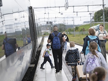 Fler reste med tåg under sommaren