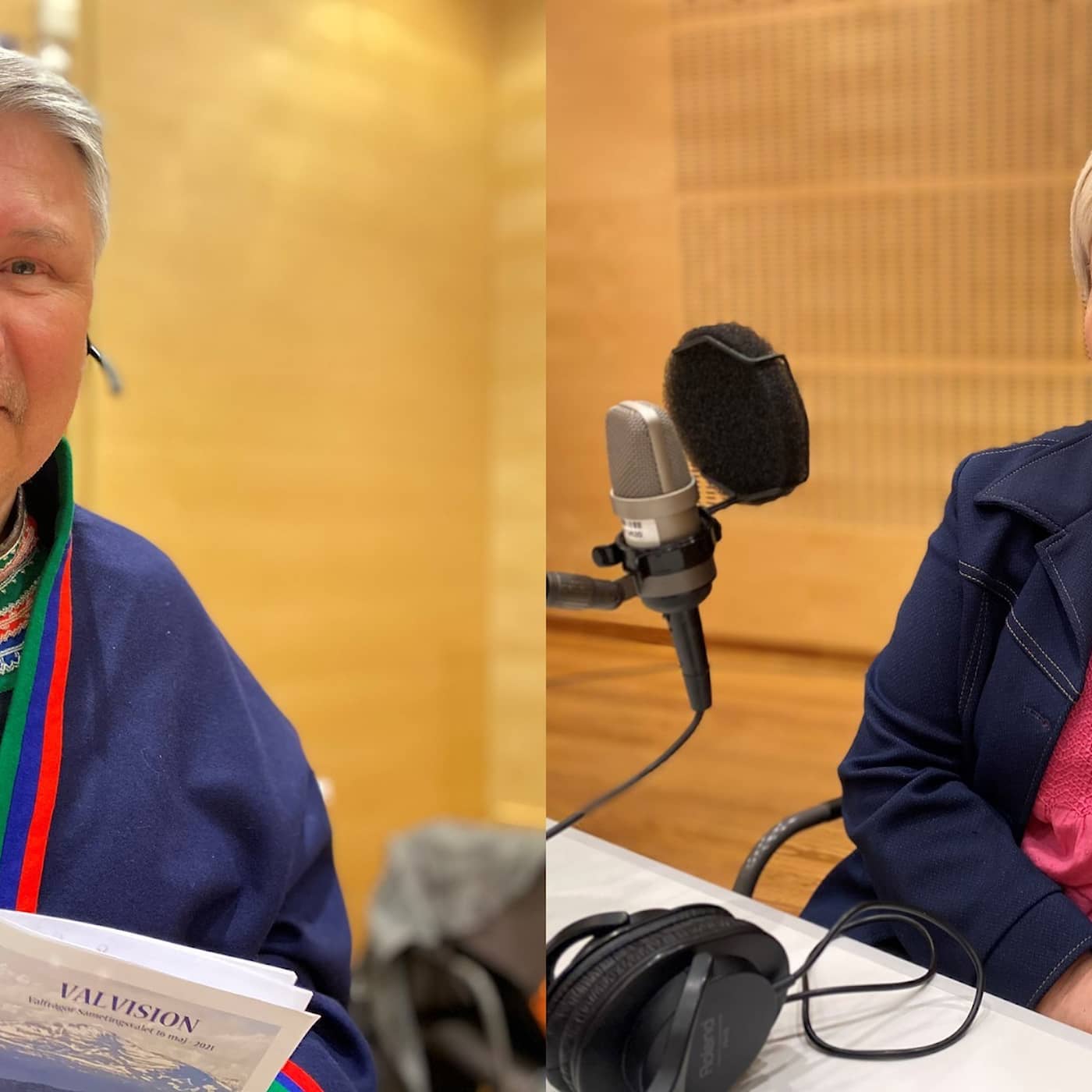 Partiledarduellen: Anders Kråik och Christina Åhrén - Politik Sápmi - Avsnitt 34 episode artwork