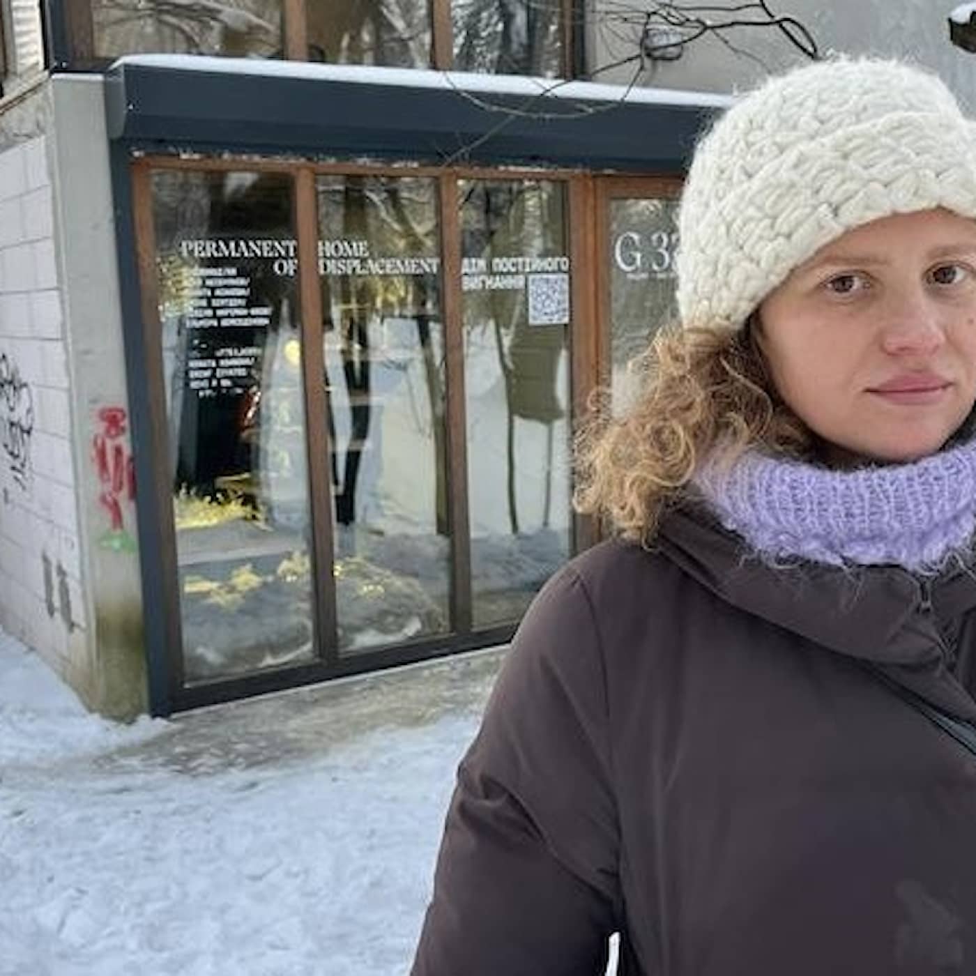 Garaget i Kiev blev ett konstgalleri