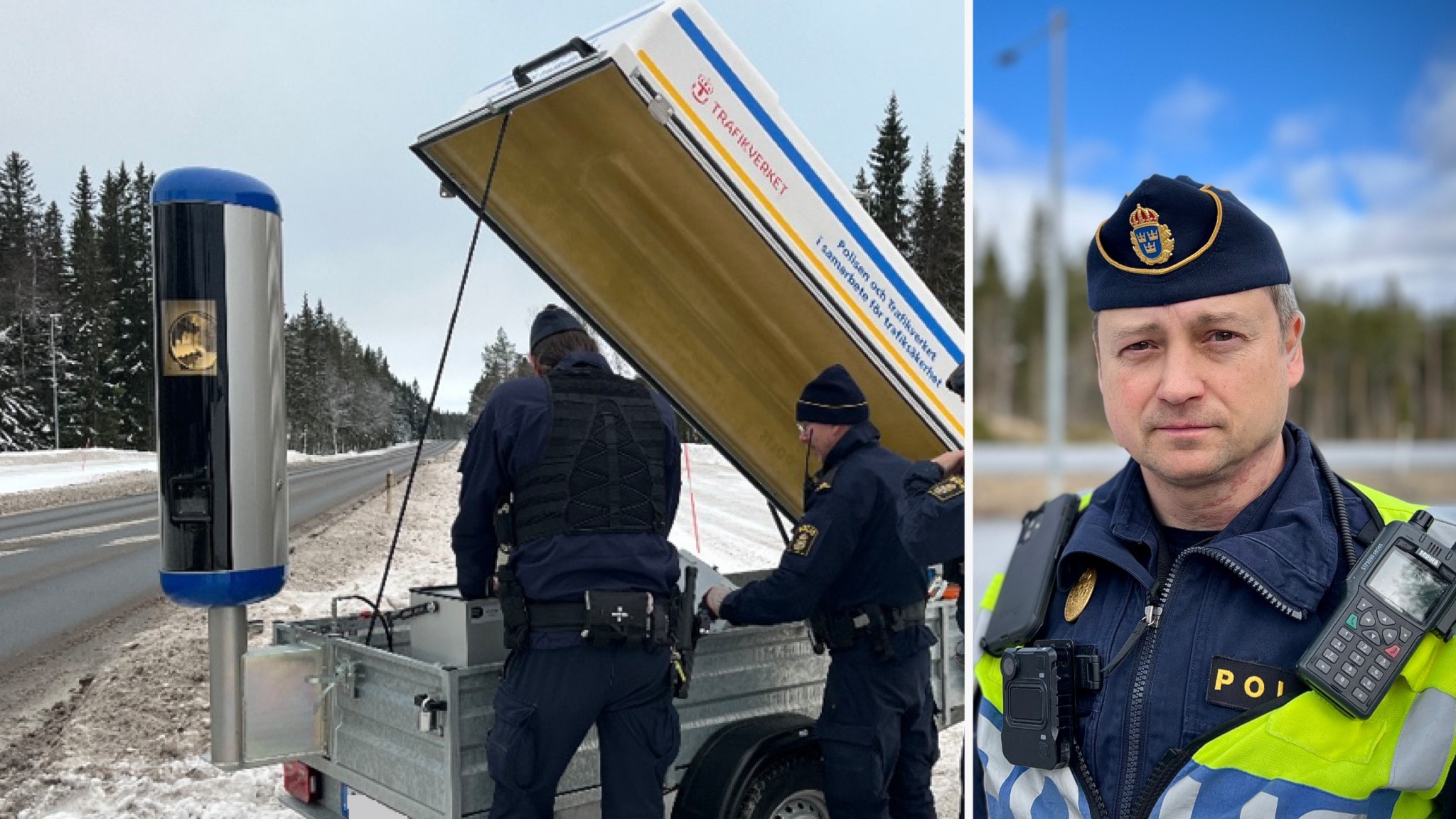 Jämtlands mobila fartkamera fångar fortkörare överallt