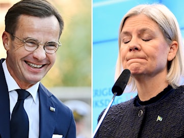 M nästan ikapp S som största parti