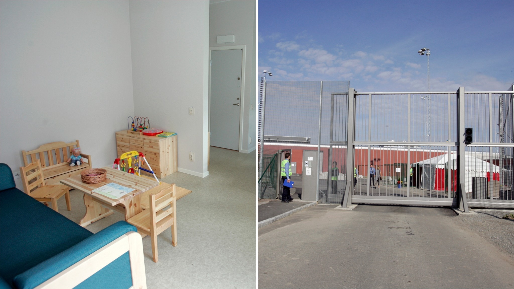 Buff Barn Med Föräldrar I Fängelse