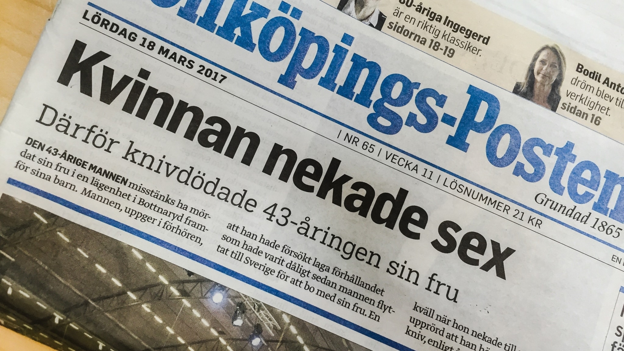 Professorn: Rubriker sätter normer - P4 Jönköping  Sveriges Radio